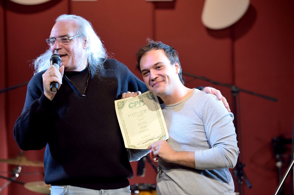 Nicola Oliva e Franco Mussida nel 2015