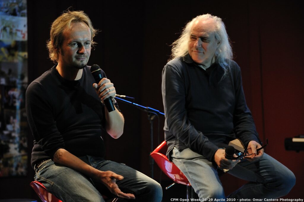 Luca Colombo e Franco Mussida nel 2010