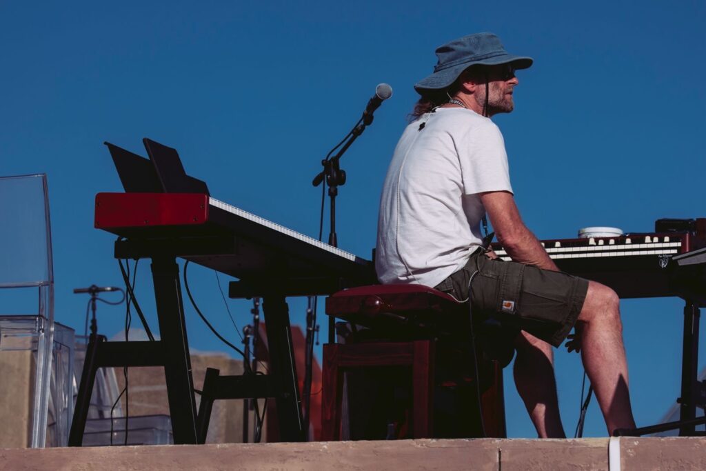 Durante il tour di Andrea Bocelli 2024